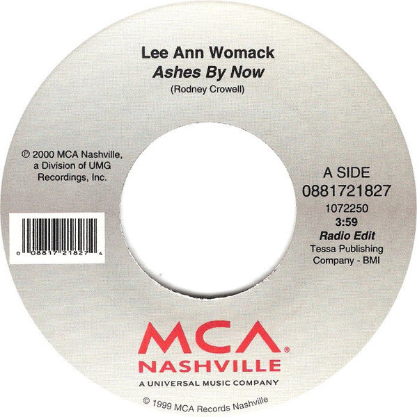 Lee Ann Womack - Ashes By Now (7" Single)