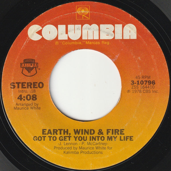Earth, Wind & Fire - Got To Get You Into My Life (7" Single)