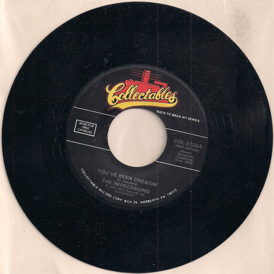 The Impressions - You've Been Cheatin' / Never Let Me Go (7" Single)