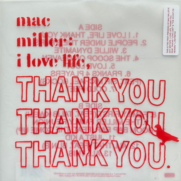 Mac Miller - I Love Life, Thank You (12" LP, Clear vinyl)