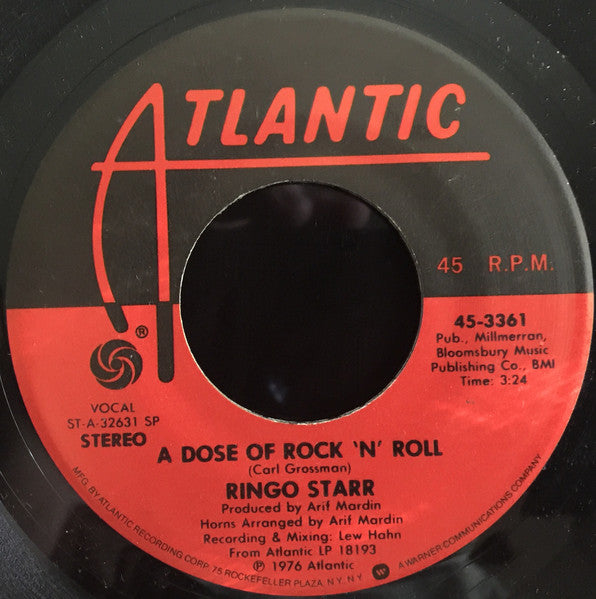 Ringo Starr - A Dose Of Rock 'N' Roll (7" Single)