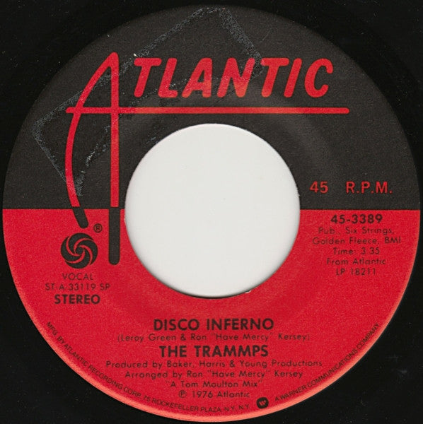 The Trammps - Disco Inferno (7" Single)