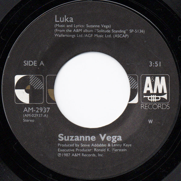 Suzanne Vega - Luka (7" Single)
