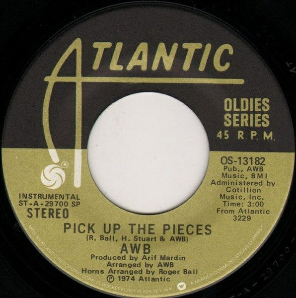 Average White Band - Pick Up The Pieces / Person To Person (7" Single)