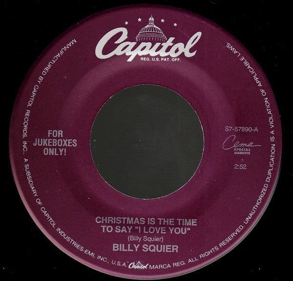 Billy Squier / Canned Heat - Christmas Is The Time… / Christmas Blues (7")