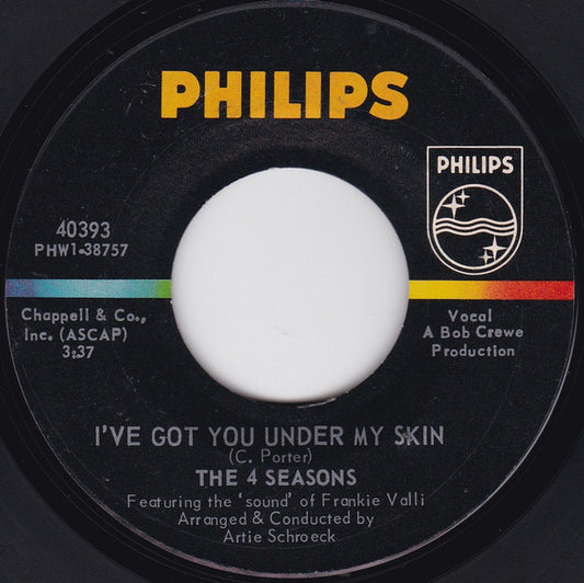 The Four Seasons - I've Got You Under My Skin / Huggin' My Pillow
