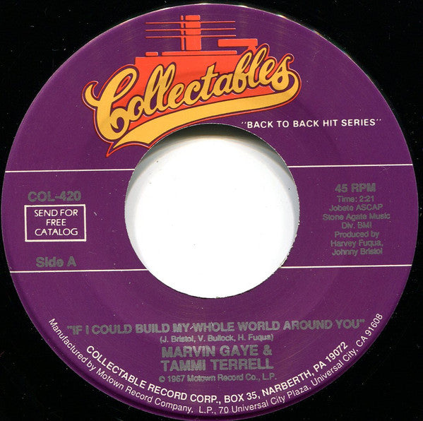 Marvin Gaye & Tammi Terrell - If I Could Build My Whole World… (7" Single)