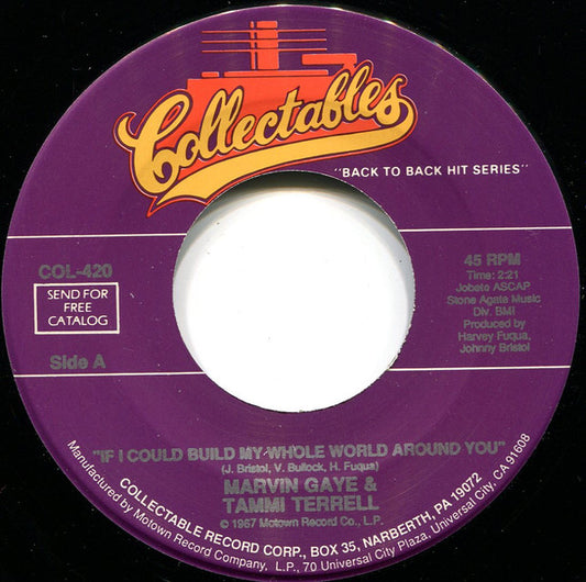 Marvin Gaye & Tammi Terrell - If I Could Build My Whole World… (7" Single)