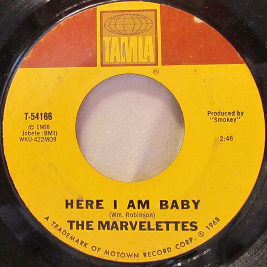 The Marvelettes - Here I Am Baby  (7", Single)
