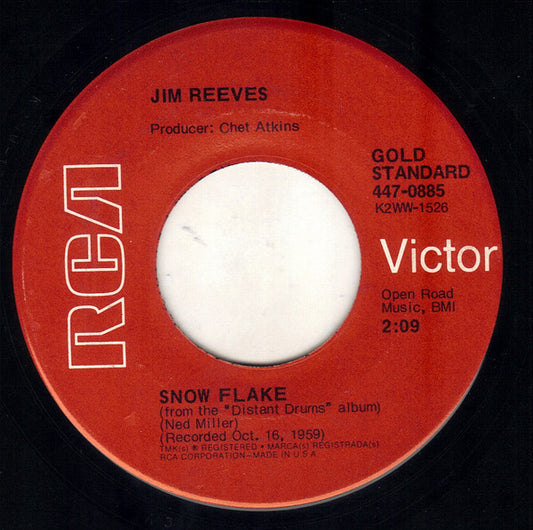 Jim Reeves - Snow Flake (7" Single)