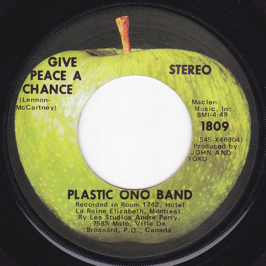 The Plastic Ono Band - Give Peace A Chance (7" Single)