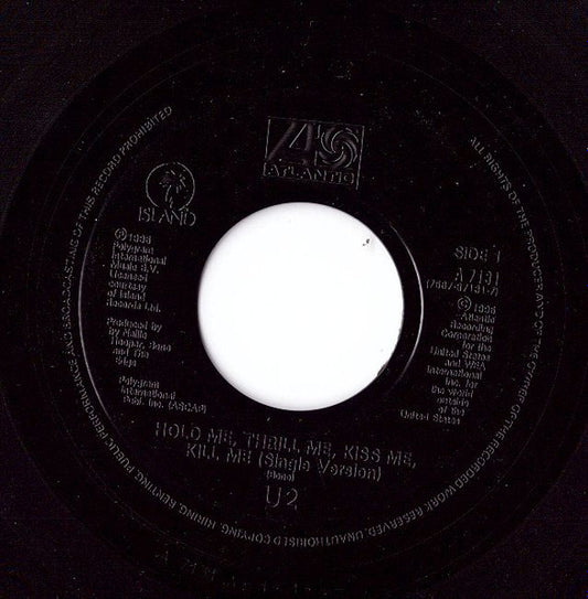 U2 - Hold Me, Thrill Me, Kiss Me, Kill Me (7" Single, UK press)