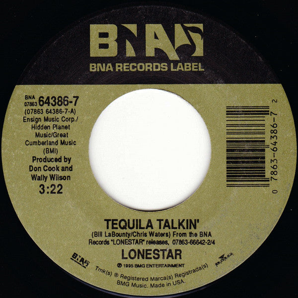 Lonestar - Tequila Talkin' / No News (7" Single)