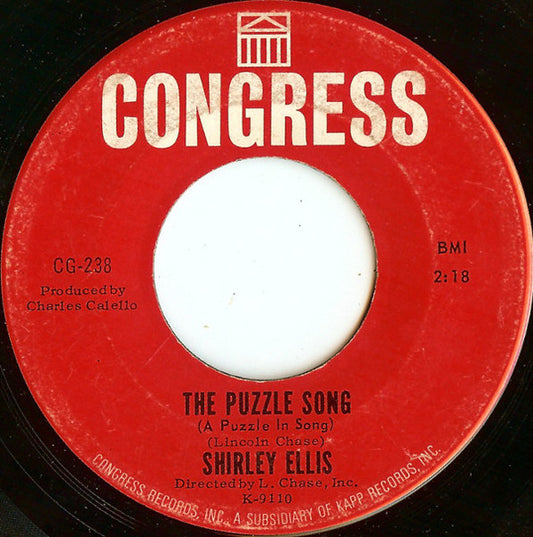 Shirley Ellis - The Puzzle Song / I See It, I Like It… (7" Single)