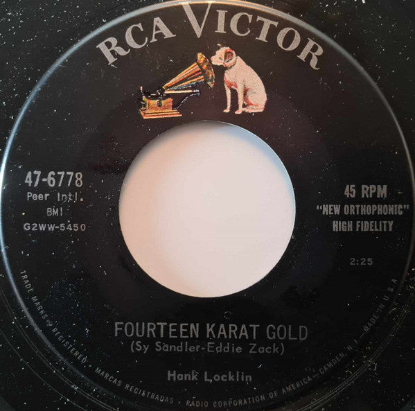 Hank Locklin - Fourteen Karat Gold