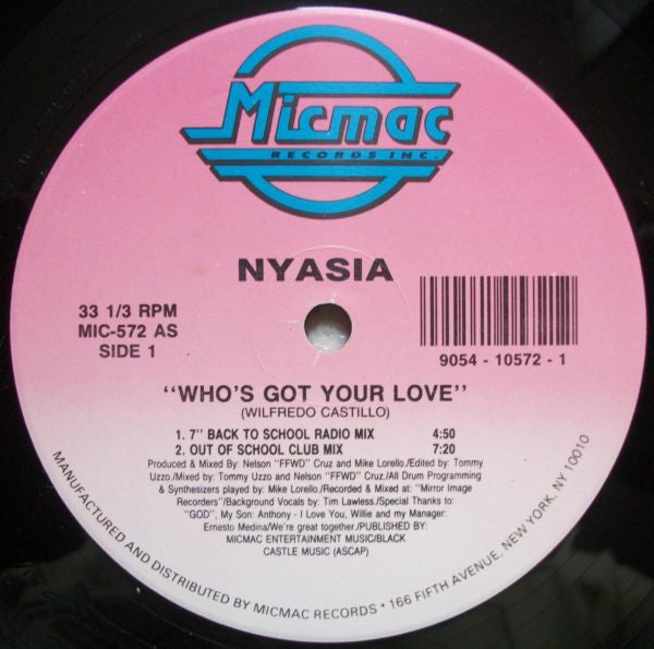 Nyasia - Who's Got Your Love (12" Single)