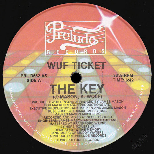 Wuf Ticket - The Key (12" Single)