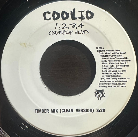 Coolio - 1, 2, 3, 4 (Sumpin' New) (7" Single)