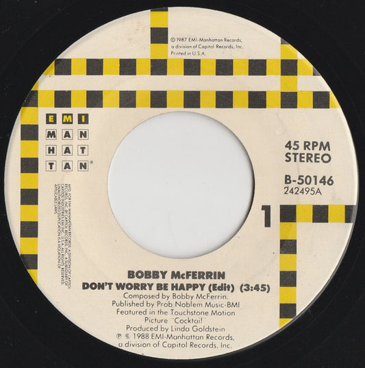 Bobby McFerrin - Don't Worry, Be Happy (7" Single)