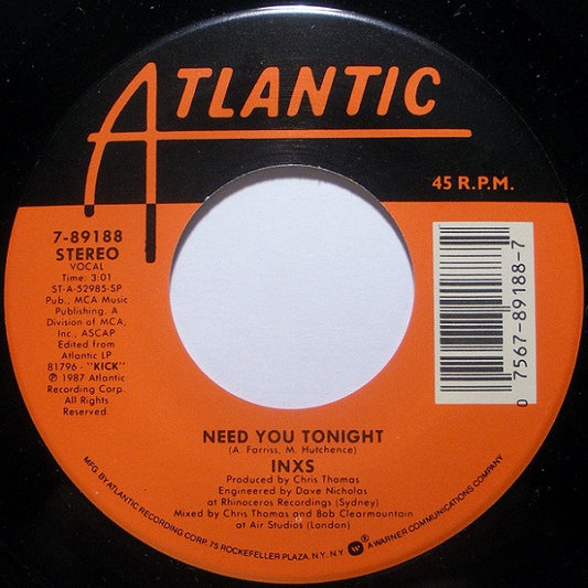 INXS - Need You Tonight (7" Single)