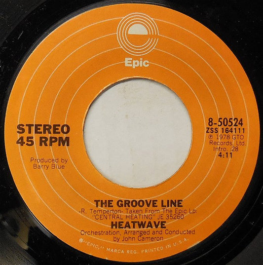 Heatwave - The Groove Line / Happiness Togetherness (7" Single)