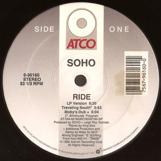 Soho - Ride (12", Single)