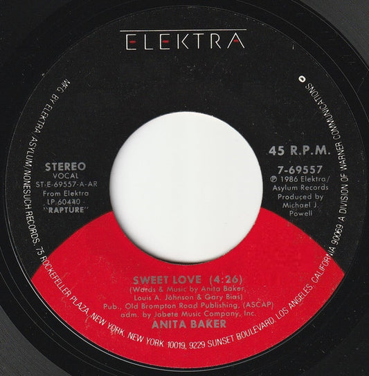Anita Baker - Sweet Love (7" Single)