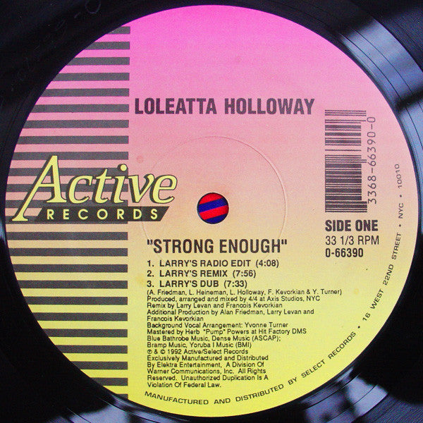 Loleatta Holloway - Strong Enough (12", Single)