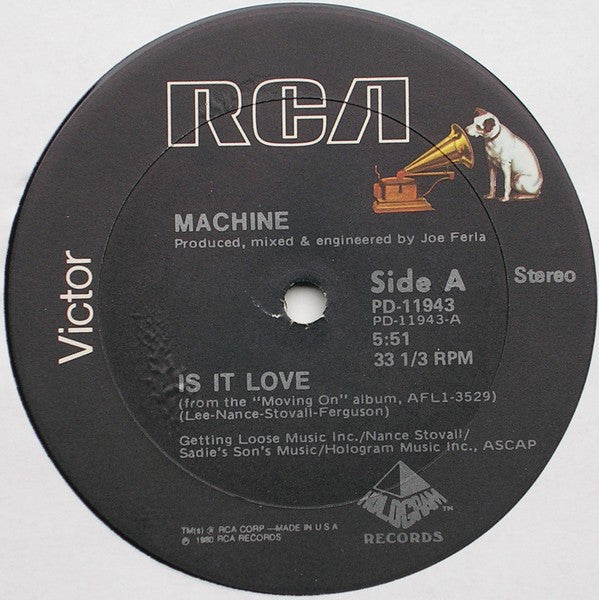 Machine - Is It Love (12" Single)