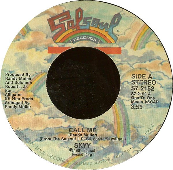 Skyy - Call Me (7" Single)