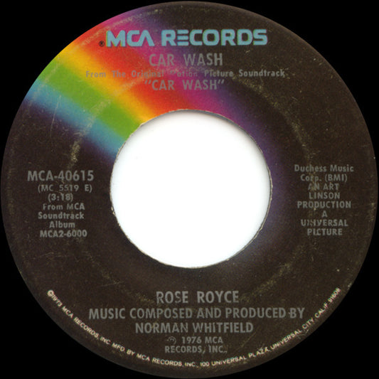 Rose Royce - Car Wash (7" Single)