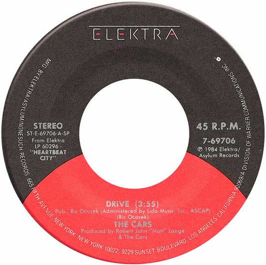 The Cars - Drive (7" Single)