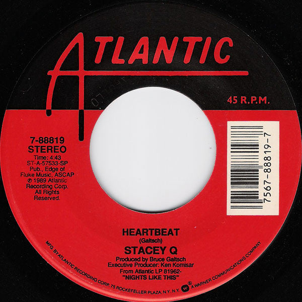 Stacey Q - Heartbeat / Incognito (7" Single)