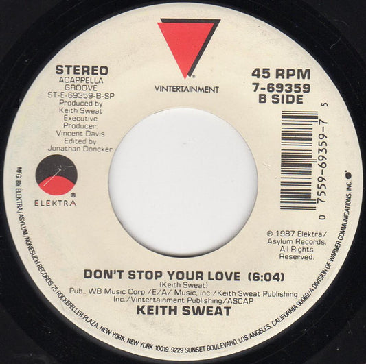 Keith Sweat - Don't Stop Your Love (7" Single)