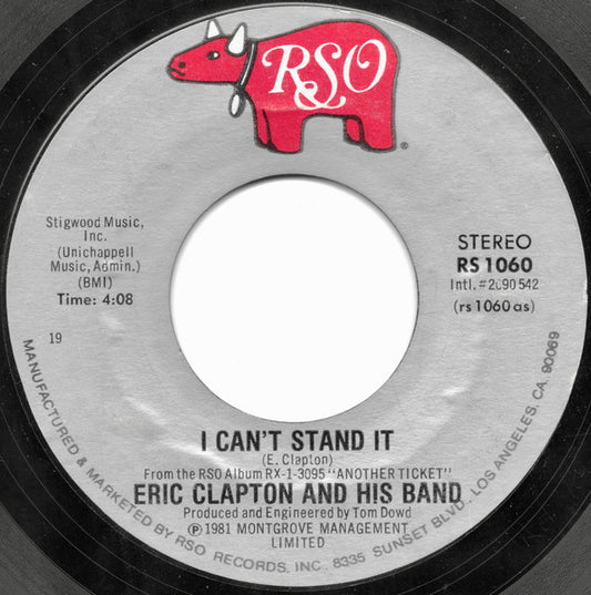 Eric Clapton And His Band - I Can't Stand It