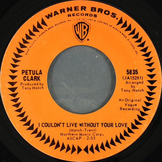 Petula Clark - I Couldn't Live Without Your Love
