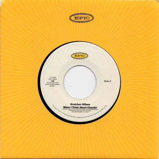 Gretchen Wilson - When I Think About Cheatin' / Homewrecker (7" Single)