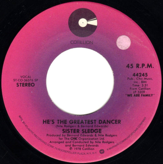 Sister Sledge - He's The Greatest Dancer (7" Single)