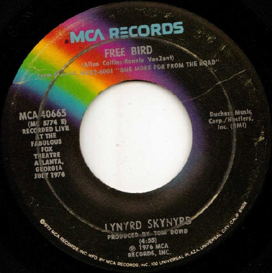 Lynyrd Skynyrd - Free Bird (7" Single)