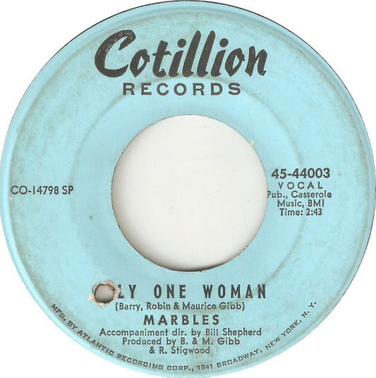 Marbles - Only One Woman (7", Single)