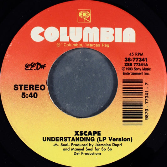 Xscape - Understanding (7" Single)