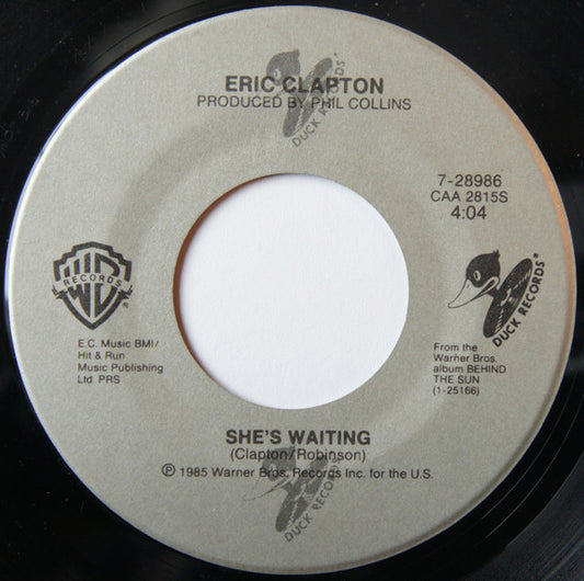 Eric Clapton - She's Waiting (7" Single)