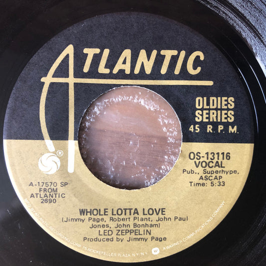 Led Zeppelin - Whole Lotta Love / Living Loving Maid (7" Single)