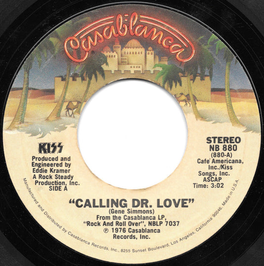 Kiss - Calling Dr. Love (7" Single)