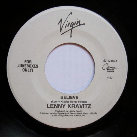 Lenny Kravitz - Believe (7" Single)