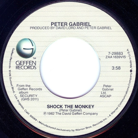 Peter Gabriel - Shock The Monkey (7" Single)