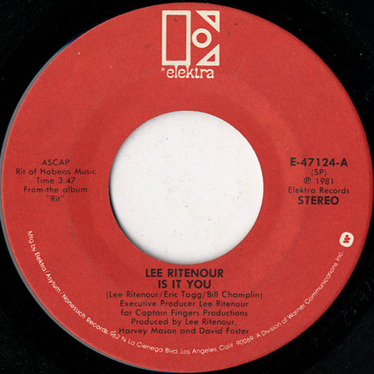 Lee Ritenour - Is It You / Countdown (Captain Fingers) (7" Single)