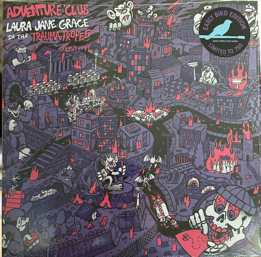 Laura Jane Grace In The Trauma Tropes - Adventure Club (LP, Black/Blue)