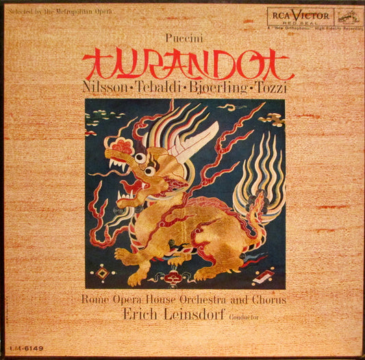 Puccini, Nilsson, Orchestra Dell'Opera Di Roma, Leinsdorf - Turandot
