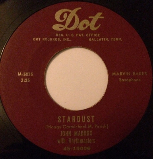 Johnny Maddox With The Rhythmasters - Piano Polka / Stardust
